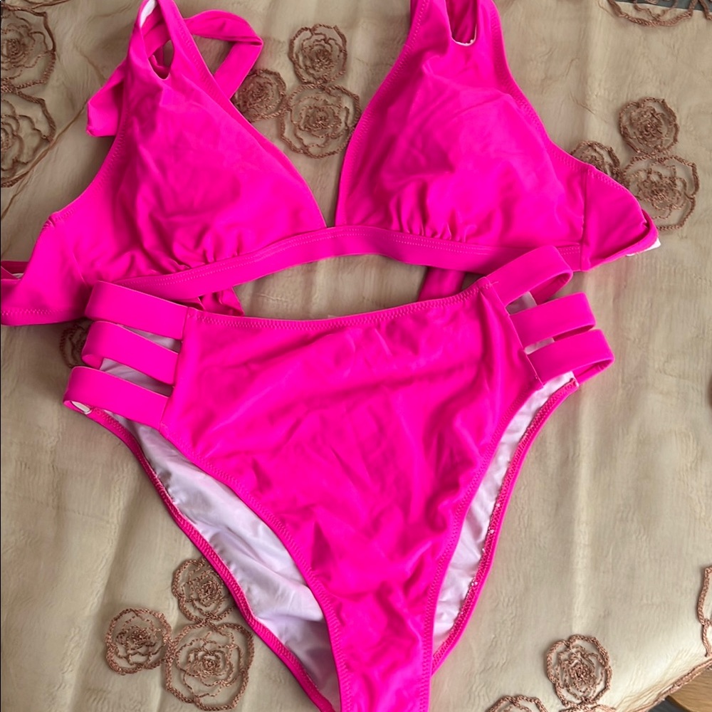 Vibrant Pink Bikini Set